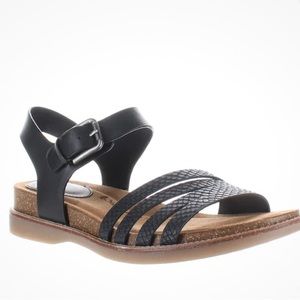 Sofft Brand Black Brinda Sandals Size 7 NWOT Excellent Pre Owned Condition